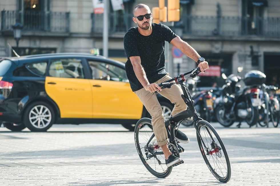 folding bike big wheels