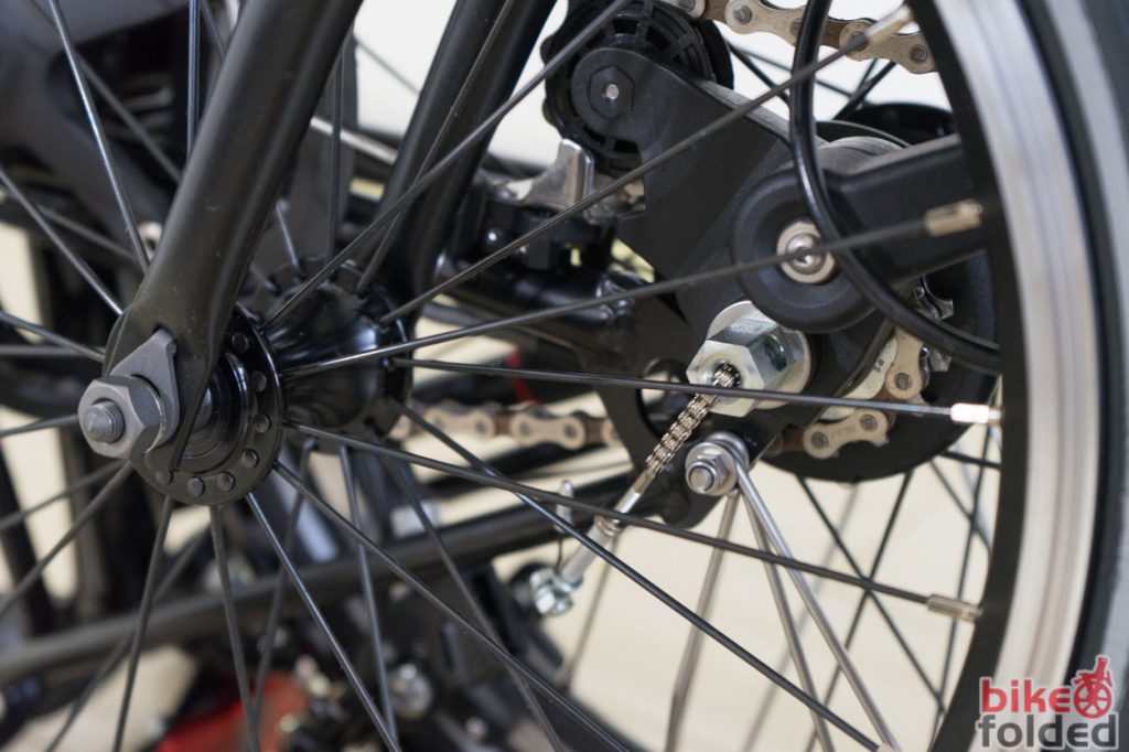 Brompton's Front Wheel Spokes Hit Rear Derailleur When Rolling How to