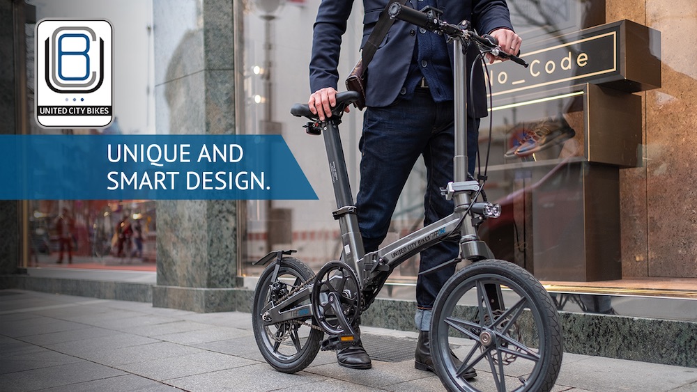 united folding electric bike